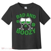 St Patrick's Day Bad and Boozy Toddler T-Shirt thumb 0