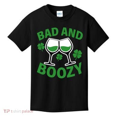 St Patrick's Day Bad and Boozy Kids T-Shirt