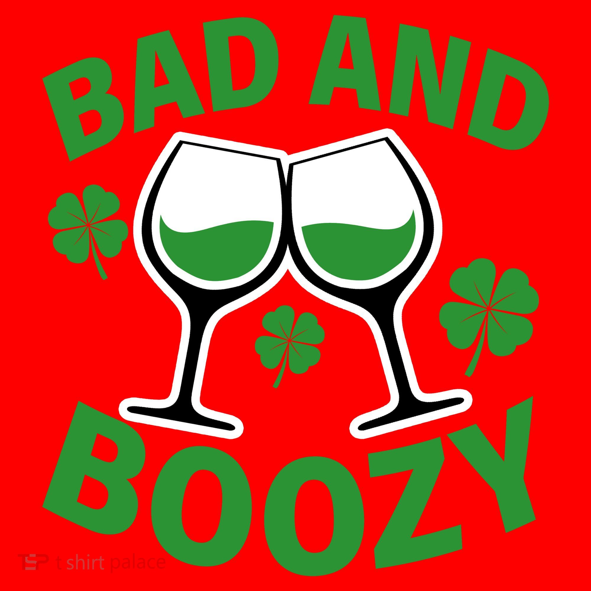 St Patrick's Day Bad and Boozy Santa Hat