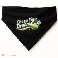St Patrick's Day Chase Your Dreams With Whiskey USA-Made Doggie Bandana thumb 0