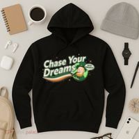 St Patrick's Day Chase Your Dreams With Whiskey Hoodie thumb 3