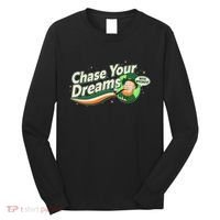 St Patrick's Day Chase Your Dreams With Whiskey Long Sleeve Shirt thumb 0