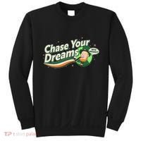 St Patrick's Day Chase Your Dreams With Whiskey Sweatshirt thumb 0