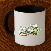 St Patrick's Day Chase Your Dreams With Whiskey Coffee Mug thumb 2