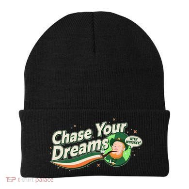 St Patrick's Day Chase Your Dreams With Whiskey Beanie