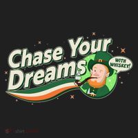 St Patrick's Day Chase Your Dreams With Whiskey Hat thumb 2