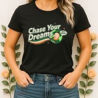 St Patrick's Day Chase Your Dreams With Whiskey Women's T-Shirt thumb 2