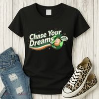 St Patrick's Day Chase Your Dreams With Whiskey Women's T-Shirt thumb 3