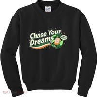 St Patrick's Day Chase Your Dreams With Whiskey Kids Sweatshirt thumb 0