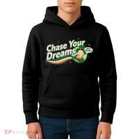 St Patrick's Day Chase Your Dreams With Whiskey Kids Hoodie thumb 4