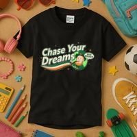 St Patrick's Day Chase Your Dreams With Whiskey Kids T-Shirt thumb 3