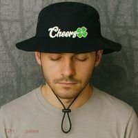 St Patrick's Day Cheers Clover Bucket Hat thumb 2