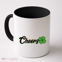 St Patrick's Day Cheers Clover Coffee Mug thumb 0