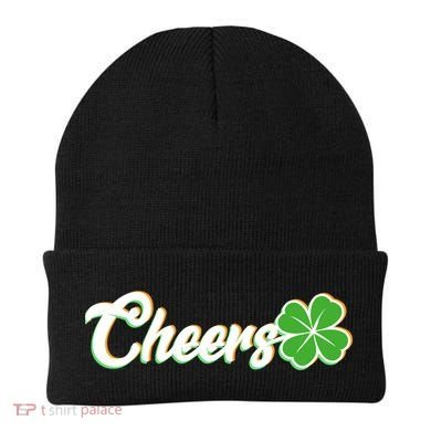 St Patrick's Day Cheers Clover Beanie