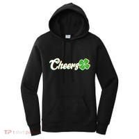 St Patrick's Day Cheers Clover Women's Hoodie thumb 0