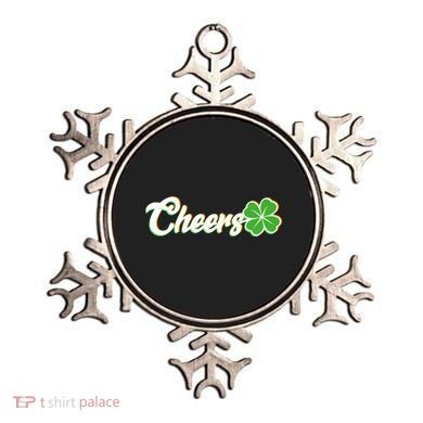 St Patrick's Day Cheers Clover Ornament