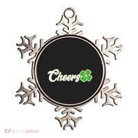 St Patrick's Day Cheers Clover Ornament thumb 0