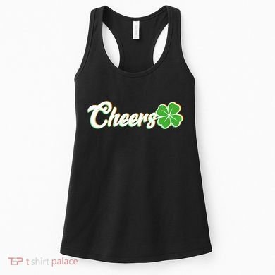St Patrick's Day Cheers Clover Women's Tank Top