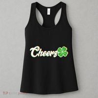 St Patrick's Day Cheers Clover Women's Tank Top thumb 3