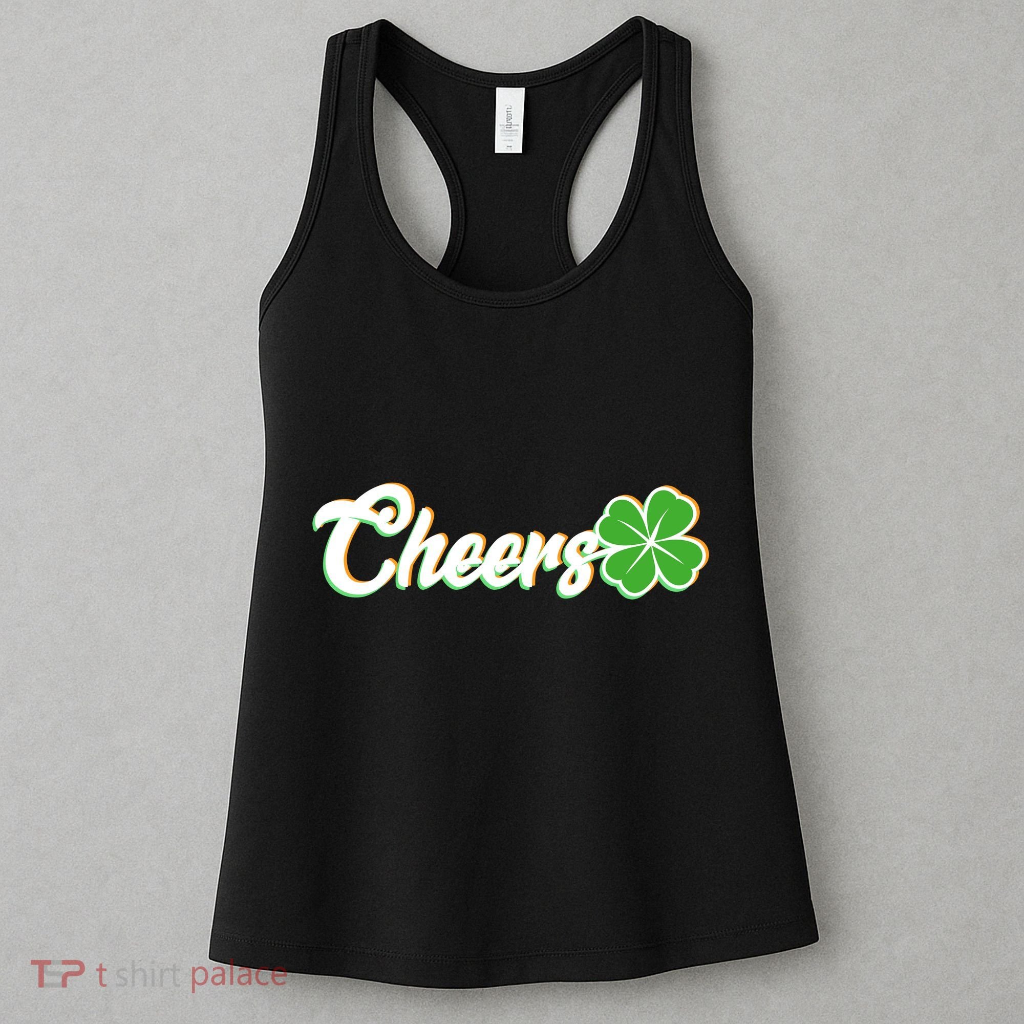 St Patrick's Day Cheers Clover Women's Tank Top