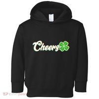 St Patrick's Day Cheers Clover Toddler Hoodie thumb 0