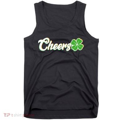 St Patrick's Day Cheers Clover Tank Top