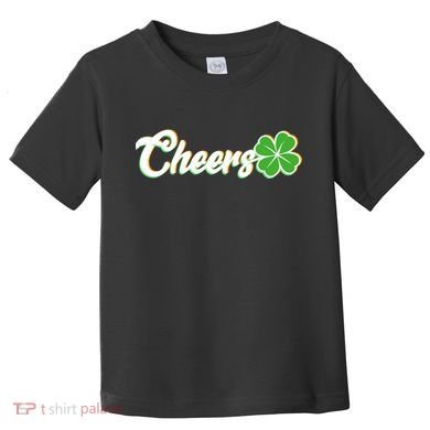 St Patrick's Day Cheers Clover Toddler T-Shirt