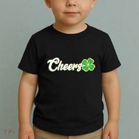 St Patrick's Day Cheers Clover Toddler T-Shirt thumb 2