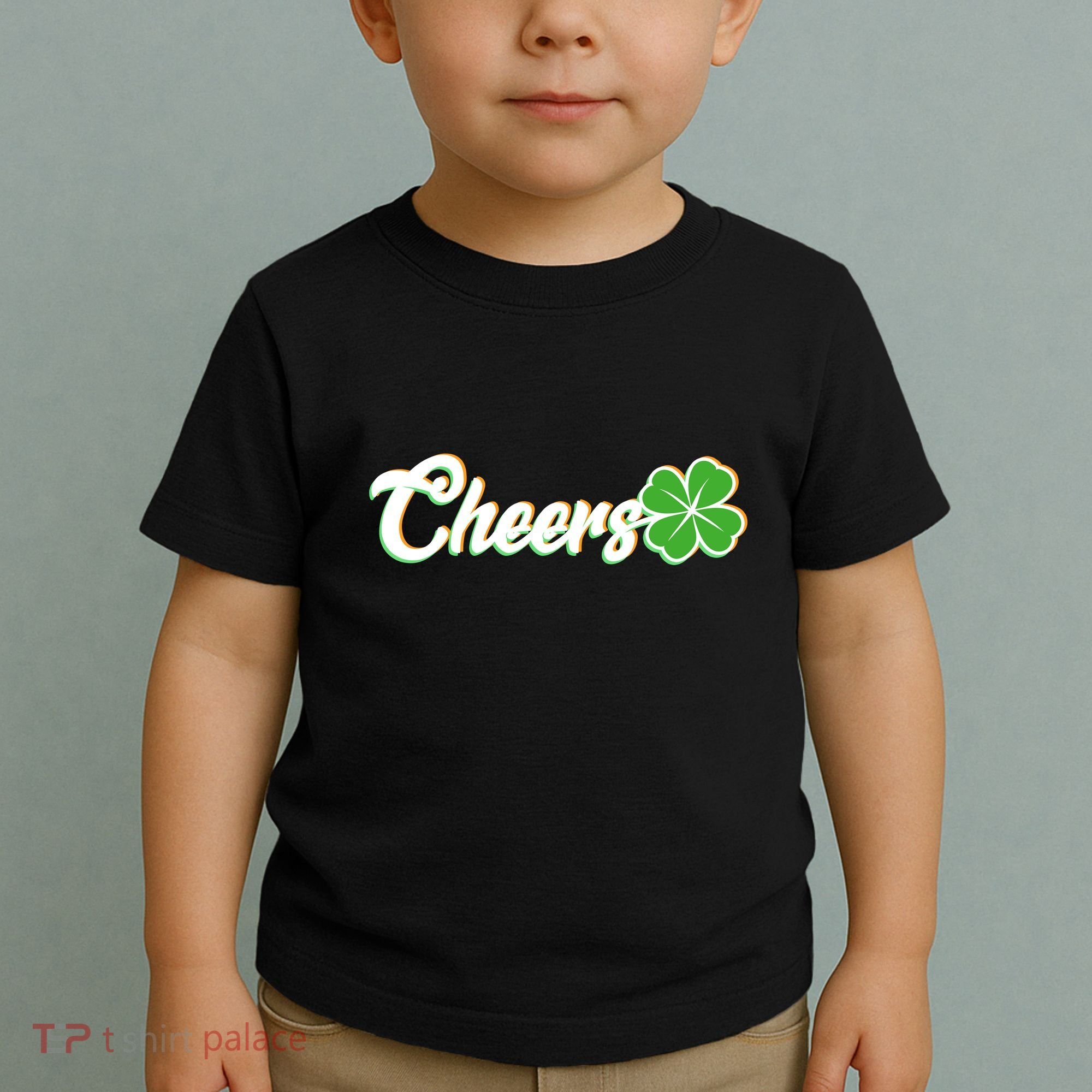 St Patrick's Day Cheers Clover Toddler T-Shirt