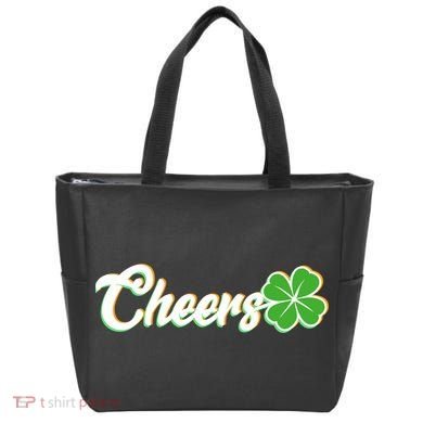 St Patrick's Day Cheers Clover Tote Bag