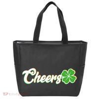 St Patrick's Day Cheers Clover Tote Bag thumb 0