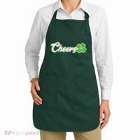 St Patrick's Day Cheers Clover Apron thumb 2