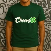 St Patrick's Day Cheers Clover T-Shirt thumb 3