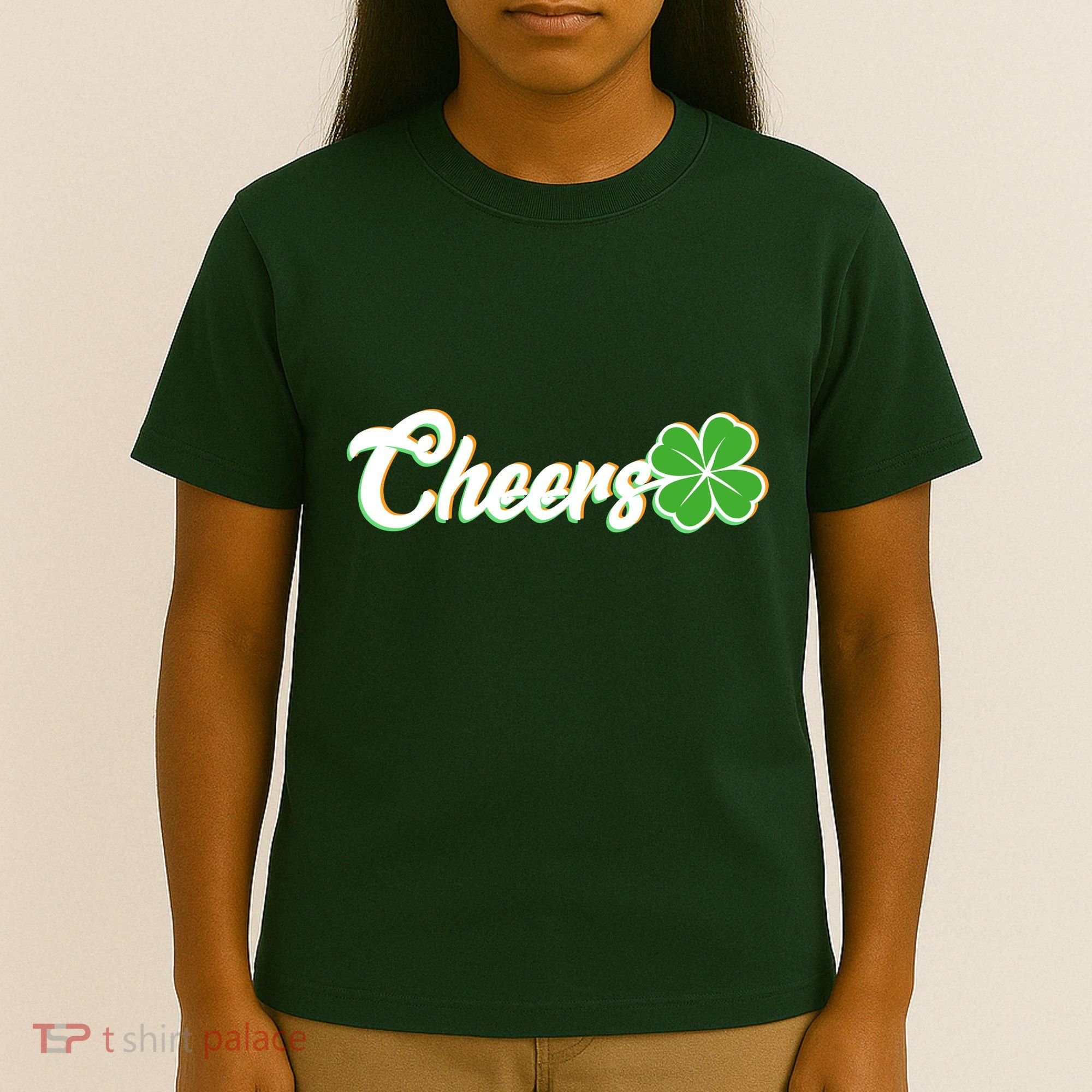 St Patrick's Day Cheers Clover T-Shirt
