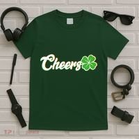 St Patrick's Day Cheers Clover T-Shirt thumb 5