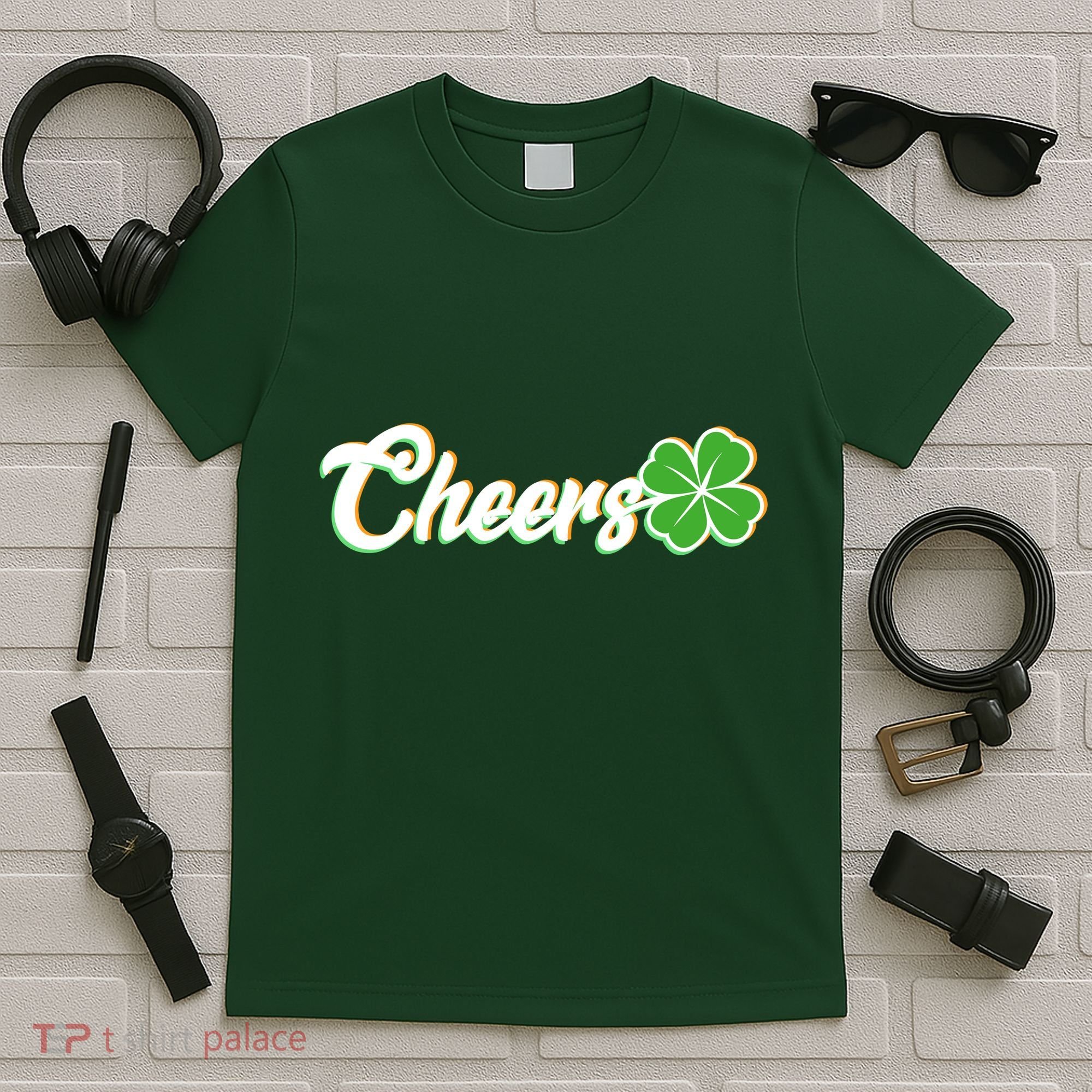 St Patrick's Day Cheers Clover T-Shirt