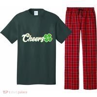 St Patrick's Day Cheers Clover Pajama Set thumb 0