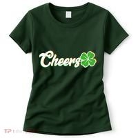 St Patrick's Day Cheers Clover Women's T-Shirt thumb 0