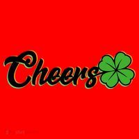 St Patrick's Day Cheers Clover Santa Hat thumb 1