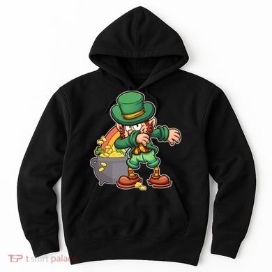 St Patricks Day Dabbing Leprechaun Pot Of Gold Hoodie