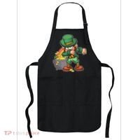 St Patricks Day Dabbing Leprechaun Pot Of Gold Apron thumb 0