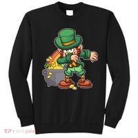 St Patricks Day Dabbing Leprechaun Pot Of Gold Sweatshirt thumb 0