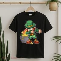 St Patricks Day Dabbing Leprechaun Pot Of Gold T-Shirt thumb 2