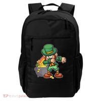 St Patricks Day Dabbing Leprechaun Pot Of Gold Backpack thumb 0