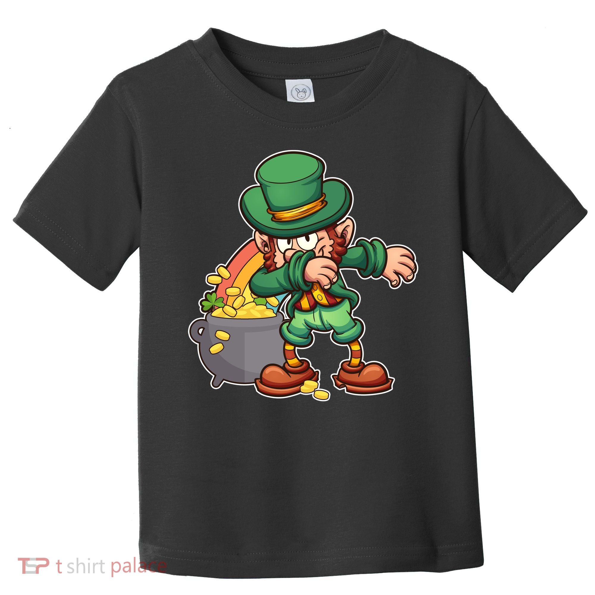 St Patricks Day Dabbing Leprechaun Pot Of Gold Toddler T-Shirt