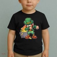 St Patricks Day Dabbing Leprechaun Pot Of Gold Toddler T-Shirt thumb 2