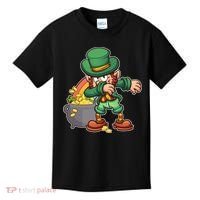St Patricks Day Dabbing Leprechaun Pot Of Gold Kids T-Shirt thumb 0