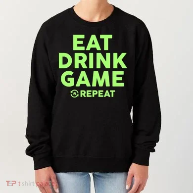 St Patrick's Day Eat Drink Game Repeat Women's Sweatshirt