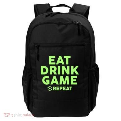 St Patrick's Day Eat Drink Game Repeat Backpack