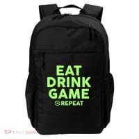 St Patrick's Day Eat Drink Game Repeat Backpack thumb 0